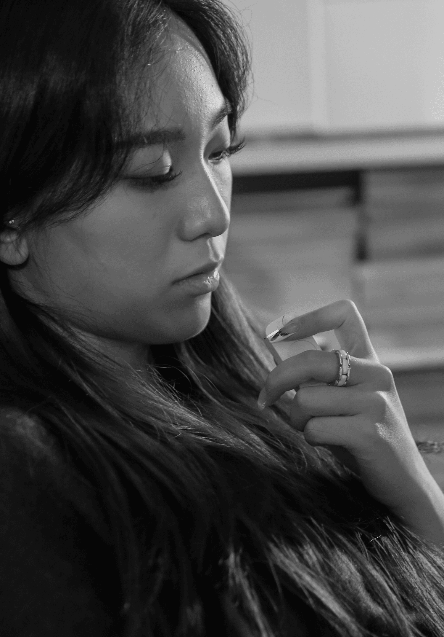 Woman reading a book