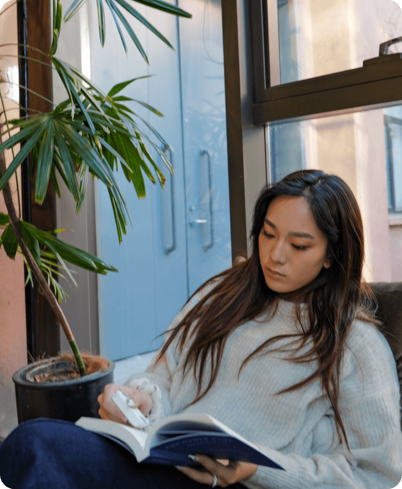 Read in mindful flow